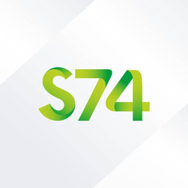 ortak mektup logo s 74 vektör çizim