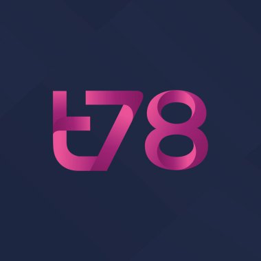 ortak mektup logo vektör çizim