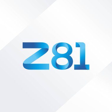 ortak mektup logo Z81 vektör çizim