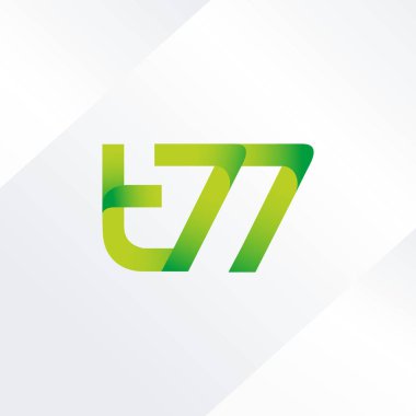 ortak mektup logo vektör çizim