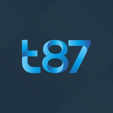 ortak mektup logo vektör çizim