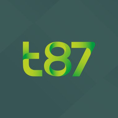 ortak mektup logo vektör çizim