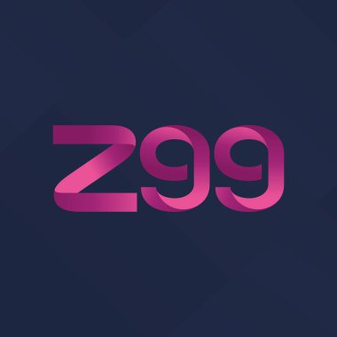 ortak mektup logo Z99 vektör çizim