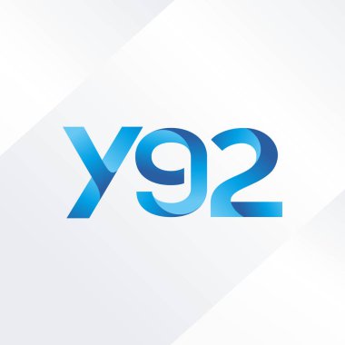 ortak mektup logo Y92 vektör çizim