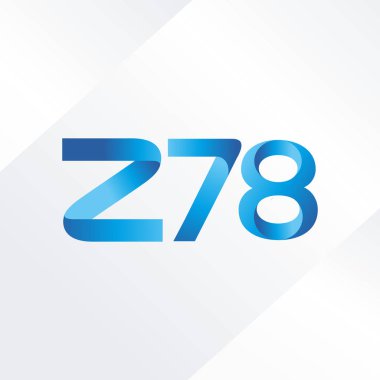 ortak mektup logo Z78 vektör çizim