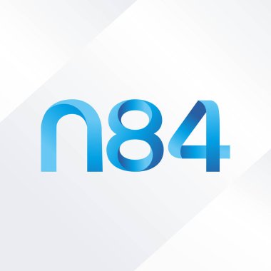 ortak mektup logo n 84 vektör çizim