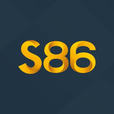 ortak mektup logo s 86 vektör çizim