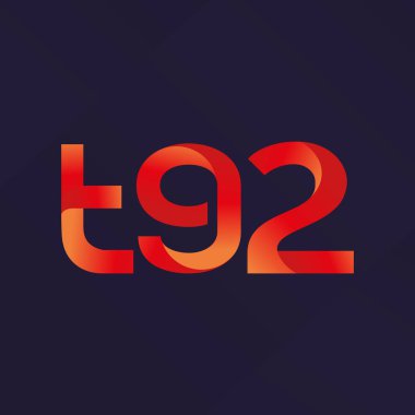 ortak mektup logo vektör çizim