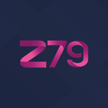 ortak mektup logo Z79 vektör çizim