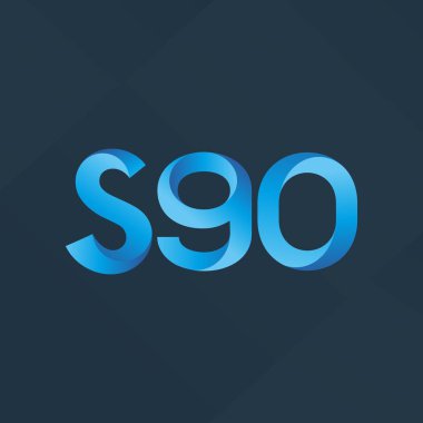 ortak mektup logo vektör çizim