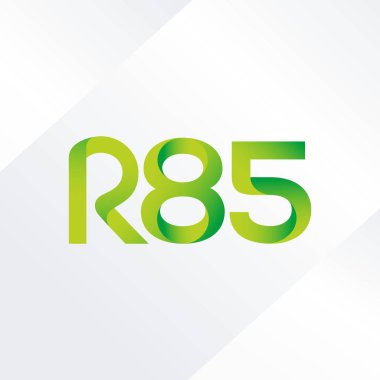ortak mektup logo R 85 vektör çizim