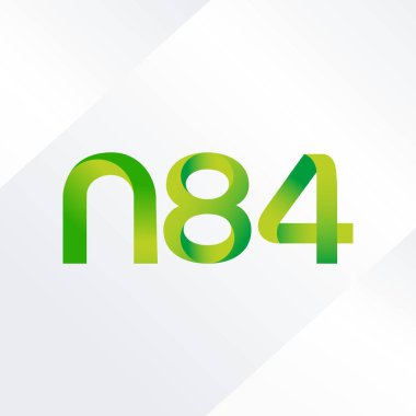 ortak mektup logo n 84 vektör çizim