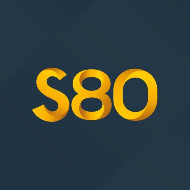 ortak mektup logo s 80 vektör çizim