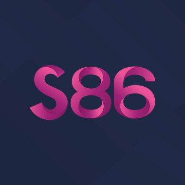 ortak mektup logo vektör çizim