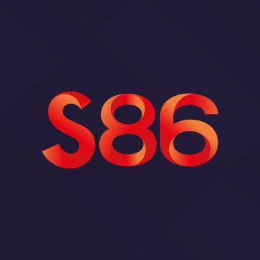 ortak mektup logo vektör çizim