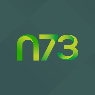 ortak mektup logo n 73 vektör çizim