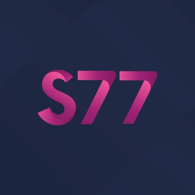 ortak mektup logo s 77 vektör çizim