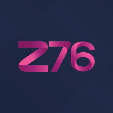 ortak mektup logo Z76 vektör çizim