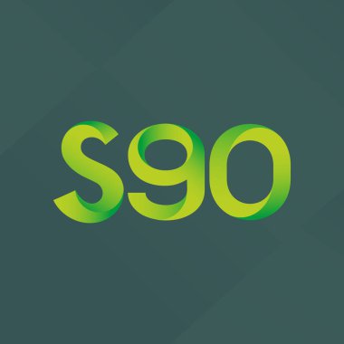 ortak mektup logo vektör çizim