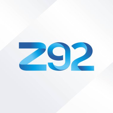 ortak mektup logo Z92 vektör çizim