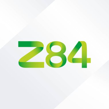 ortak mektup logo Z 84 vektör çizim