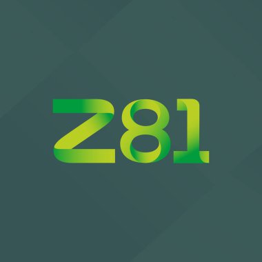 ortak mektup logo Z81 vektör çizim