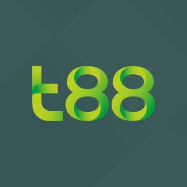 ortak mektup logo vektör çizim