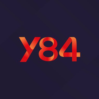 ortak mektup logo Y 84 vektör çizim