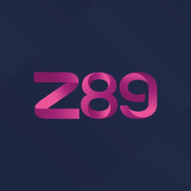 ortak mektup logo Z89 vektör çizim