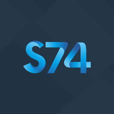 ortak mektup logo s 74 vektör çizim