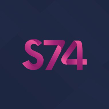 ortak mektup logo s 74 vektör çizim