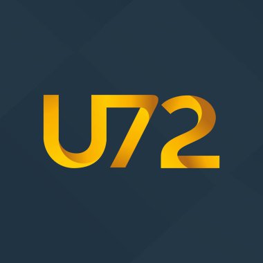  ortak mektup logo U72 vektör çizim