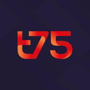 ortak mektup logo vektör çizim