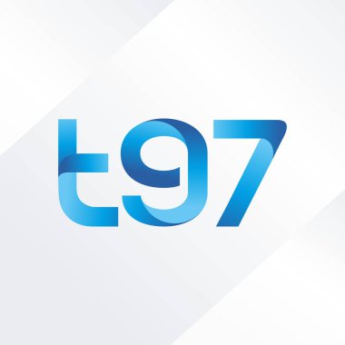 ortak mektup logo T97 vektör çizim