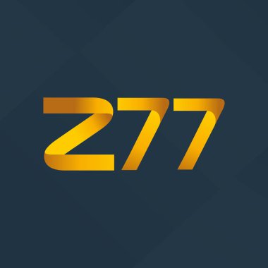 ortak mektup logo Z77 vektör çizim
