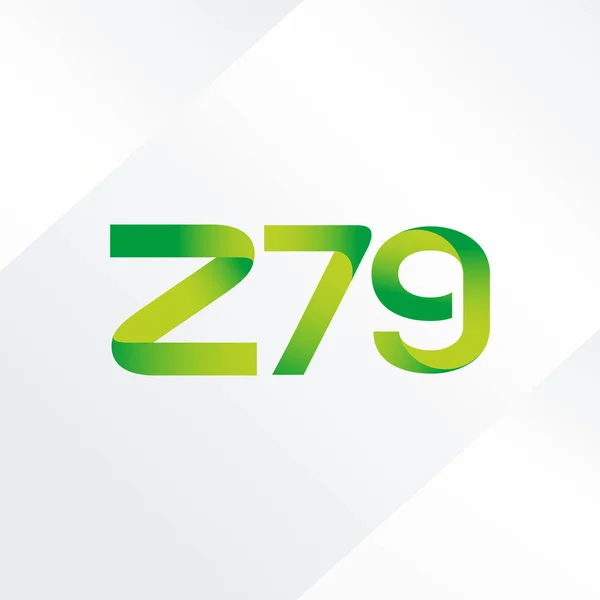 Lettre Commune Logo Z79 Illustration Vectorielle — Image vectorielle