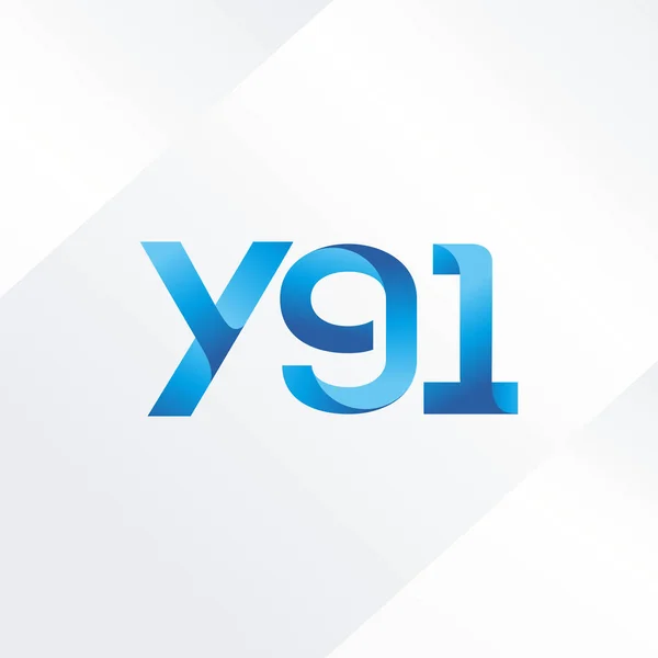 Logotipo de la letra conjunta Y91 — Archivo Imágenes Vectoriales