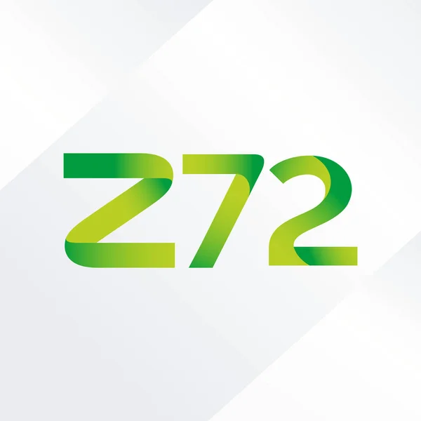Gemeinsamer Brief Logo Z72 Vektorillustration — Stockvektor