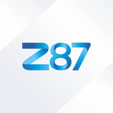 ortak mektup logo Z 87 vektör çizim