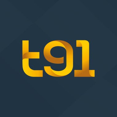 ortak mektup logo vektör çizim