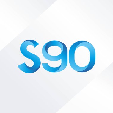 ortak mektup logo vektör çizim