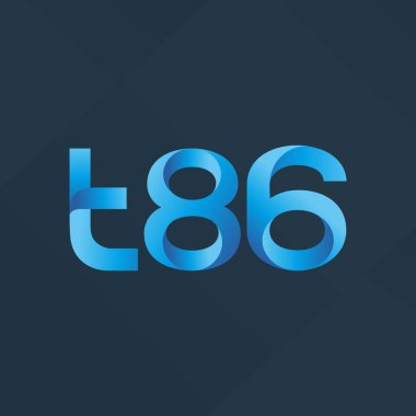 ortak mektup logo vektör çizim