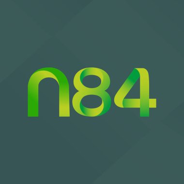 ortak mektup logo n 84 vektör çizim
