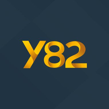ortak mektup logo Y82 vektör çizim