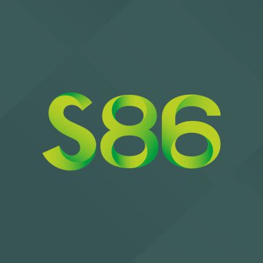 ortak mektup logo vektör çizim