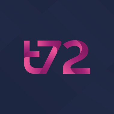 ortak mektup logo t 72 vektör çizim