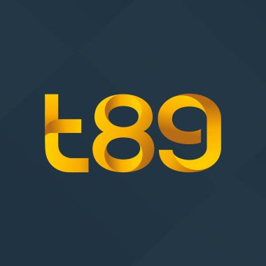 ortak mektup logo vektör çizim