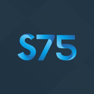 ortak mektup logo s 75 vektör çizim