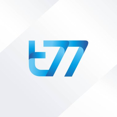 ortak mektup logo vektör çizim