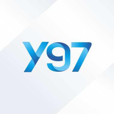 ortak mektup logo Y97 vektör çizim
